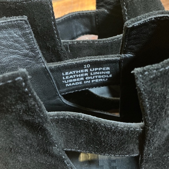 ABLE Gamboa Black Suede Leather Ankle Boots | Women’s Size 10 | Made in Peru - Picture 9 of 10